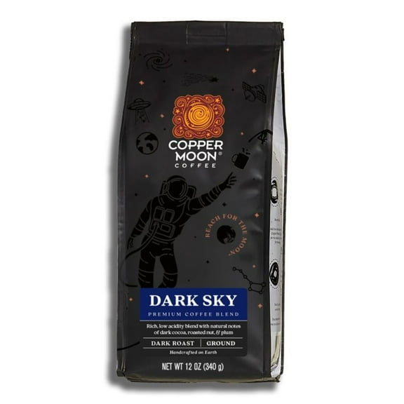 Dark Sky, 100% Arabica Ground, Premium Dark Roast, 12 oz
