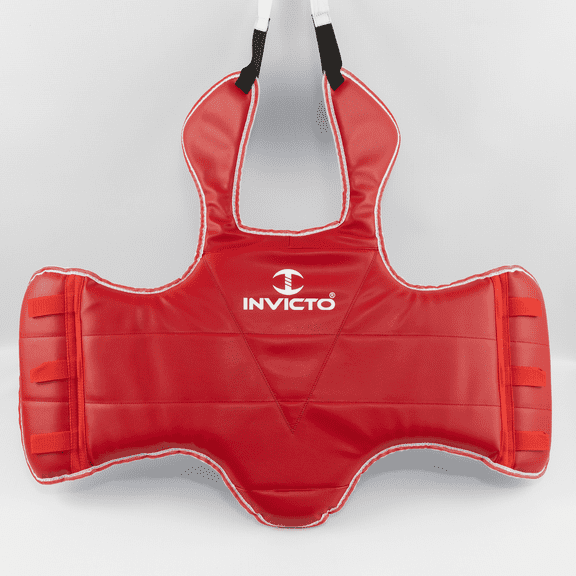 Invicto Taekwondo Chest Guard – Youth & Adult Sparring Protector, Reversible