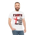 thumbnail image 4 of DJH Apparel | My Faith: It's Bigger Than Football Christian Unisex T-shirt, 4 of 6