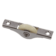 thumbnail image 4 of 24PCS White Doors Window Single Nylon Sliding Roller Pulley Wheel 62mm Length, 4 of 5