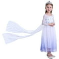 thumbnail image 2 of Girl Princess Costume Snow Party Dress Halloween Cosplay Dress up, 2 of 7