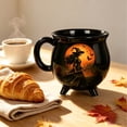 thumbnail image 5 of JHyouerji 12oz Witch Ceramic Mug 400ML Matte Spooky Halloween Brew Coffee Tea Cup Bar Tabletop Decor, 5 of 7