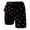 Black, variant on Womens Swim Shorts with Compresssion Liner 2026 Summer Casual Elastic Waist Leopard Print Board Shorts with Pockets Beachwear