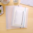 thumbnail image 4 of MasteelfCA Plastic B5 Cover Round Ring Binder File Folder for Loose Leaf Sheet Protectors Notebook Refill DIY Scrapbooking Binder Cover Protector, 4 of 6