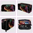 thumbnail image 3 of PhooArto Pencil Case, Colorful Cat Galaxy Large Capacity Pencil Pouch Stationery Pen Bag, 3 of 7