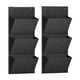 thumbnail image 4 of Organizador colgante de 2 piezas para sobre la puerta con 3 bolsillos de almacenamiento para ropa sucia negro, 4 of 8