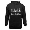 thumbnail image 4 of qelini Mens Christmas Sweatshirts Plus Size Long Sleeve Pullover Xmas Trees Print Drawstring Hooded Jackets Holiday Tops, 4 of 4