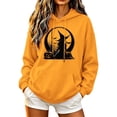 thumbnail image 3 of DIOAZUD Women's Halloween Sweatshirts Plus Size Witch Print Pullover Hoodies Soft Classic Long Sleeve Shirt Tops Halloween Costumes, 3 of 6