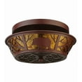 thumbnail image 7 of Meyda Tiffany 140650 Bear On The Loose 2 Light 14" Wide Semi-Flush Ceiling Fixture - Red, 7 of 7