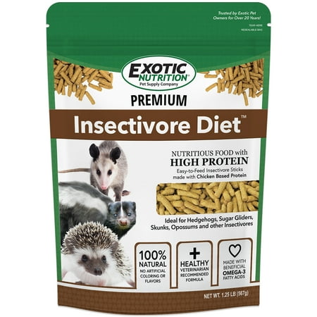 UPC: 0810012541725 | Exotic Nutrition Premium Insectivore Diet 1.25 lb.