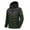 Army Green, variant on IROINNID Men's Long Sleeve Anorak Jacket Mid-Length Hooded Jacket Contrast Color Casual Patchwork Thicken Keep Warm Jacket Coats