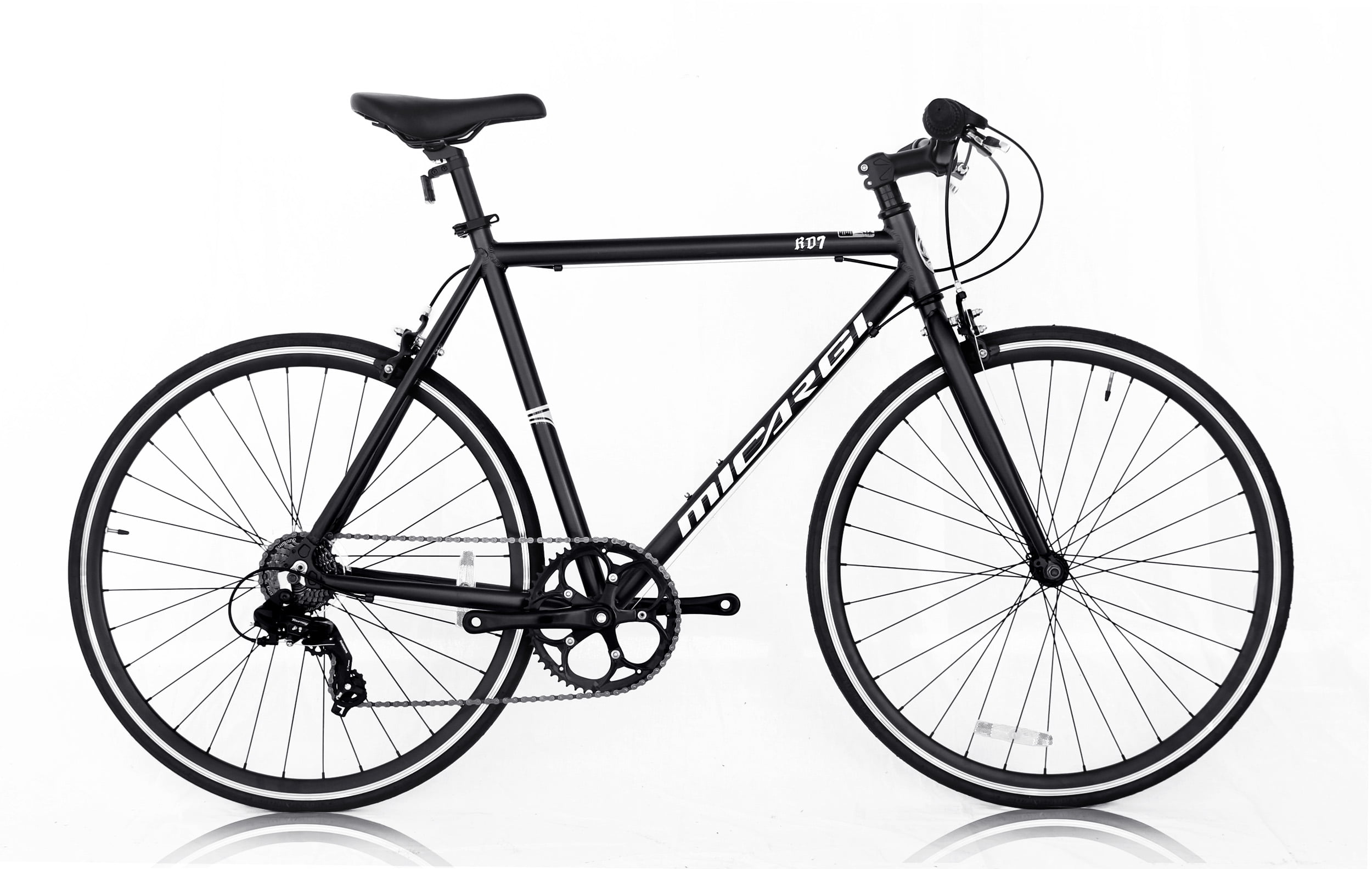 WonderWheels Road Bike 700C 60cm Aluminum Frame White, Shimano TX