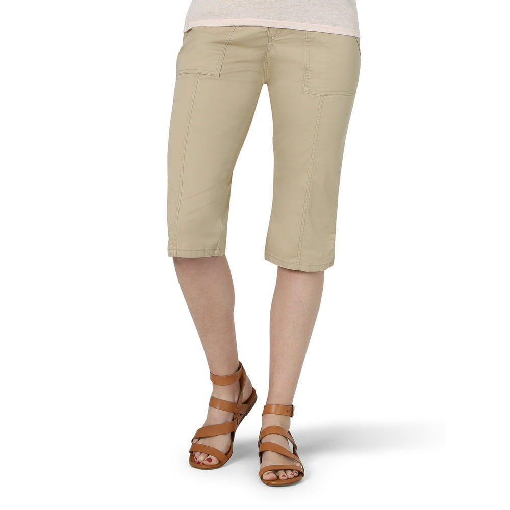 Lee - Lee Women's Flex-to-Go Relaxed Fit Utility Skimmer - Safari ...