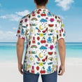 thumbnail image 6 of Daiia Summer Hawaiian Shirt for Men Gentle Cotton Regular Short Sleeve Casual-Small, 6 of 9