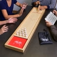 thumbnail image 2 of GoSports Mini Wooden Tabletop Bowling Game Set for Kids & Adults - Includes 1 Bowling Alley Board, 1 Launch Ramp, 2 Mini Bowling Balls, 10 Pins & Dry Erase Scorecard, 2 of 5