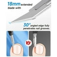 thumbnail image 5 of Nail Clippers,Toenail Clipper for Ingrown or Thick Toe Nails,Fingernail Clipper for Men Women Seniors with Stainless Steel Straight Blade Soft Handle Nail Cutter Black, 5 of 5