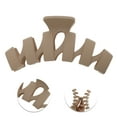 thumbnail image 3 of Unique Bargains 1 Pc Frosted Wave Hair Clips Hairdo Clip for Home Coffee, 3 of 5
