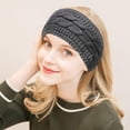 thumbnail image 4 of - 4 Pack Diademas de Invierno para Mujer - Forro Polar Grueso - Diademas de Punto Elástica - Turbante - Regalo, 4 of 4
