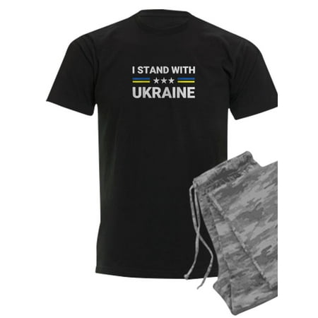

CafePress - Support I Stand With Ukraine American Ukra Pajamas - Men s Dark Pajamas