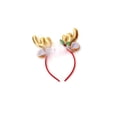 thumbnail image 2 of Bearachild Diademas de Navidad Diadema de vacaciones Adorno de vestir Adultos Niños Adorable Asta Modelado Diadema de Navidad Accesorio para la cabeza Kits de decoración para fiestas Dorado Bearachild HA069514-01, 2 of 6