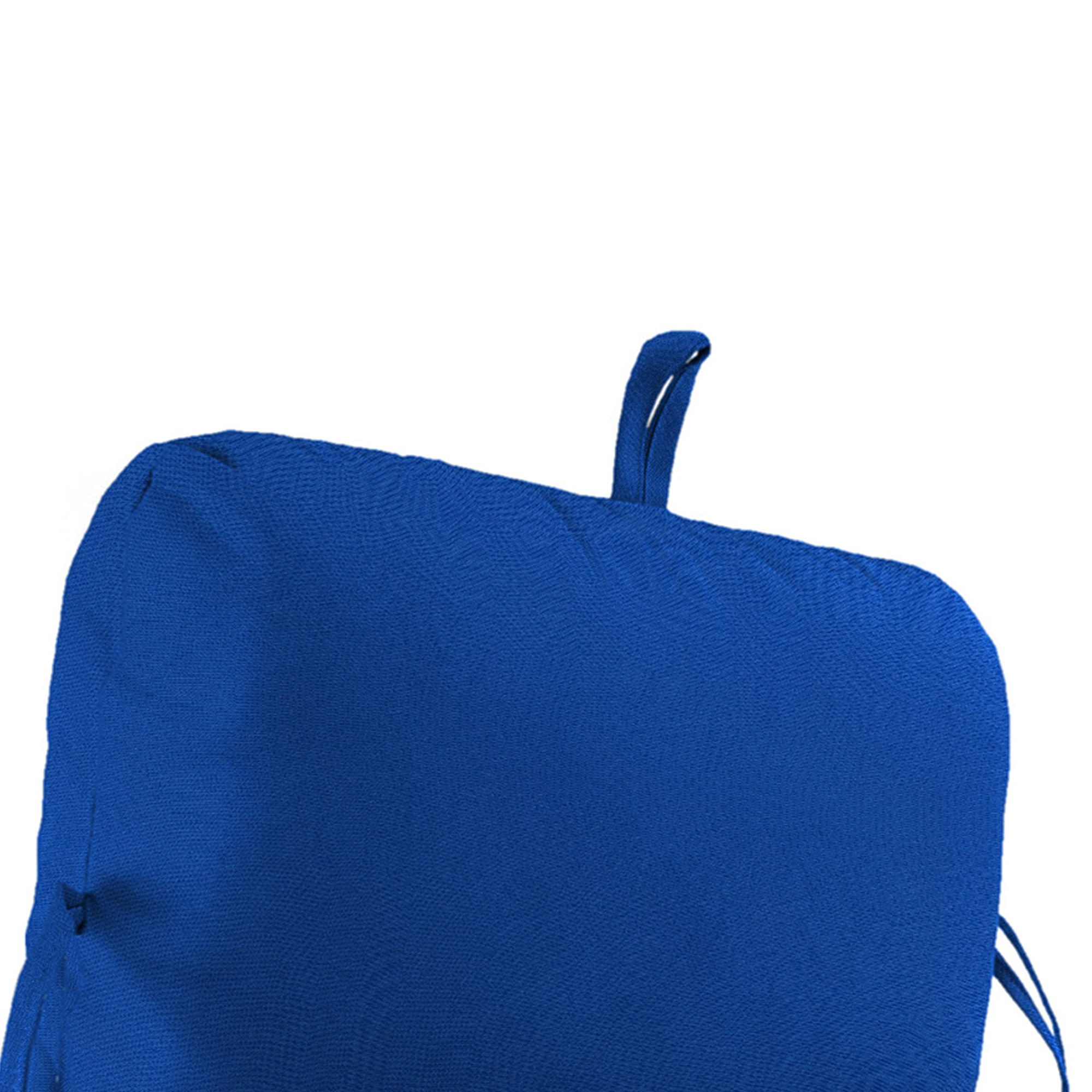 45" x 22" Rectangular Outdoor Chair Cushion with Ties and Hanger Loop