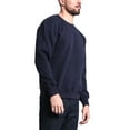 thumbnail image 2 of G-Style USA Men's Long Sleeve Solid Fleece Crewneck Sweatshirt MSC13126 - Navy - Medium, 2 of 6