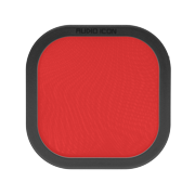 Pop Shield Replacement Windscreen for Audio Icon Flex Pro Interchangeable Professional Studio Recording Microphone Dual Layer Isolation Booth Foam Ball [Pop Filter Only] (Fire Red Pop Filter)