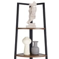 thumbnail image 6 of Open Box JOMEED 5 Shelf Corner Etagere Ladder Corner Bookcase, Black and Brown, 6 of 6