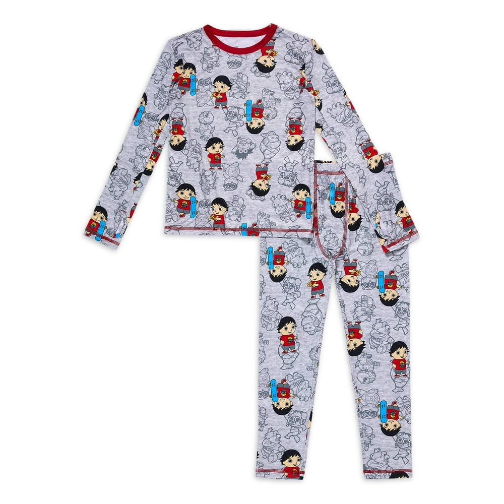 Ryan's World Ryans World Boys Thermal Long Underwear, 2 Piece Set