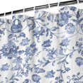 thumbnail image 3 of Waterproof Beautiful Colorful Floral Shower Curtain 72x72 Inch Boho Style Polyester Unique Shower Curtain for Bathroom Hotel Home Decor with 12 Plastic Hooks, 3 of 5