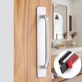 thumbnail image 3 of Tnobhg Door Window Handle Punch-free Rust-proof Trace-less Easy to Install Modern Design Auxiliary Aluminum Alloy Cabinet Cupboard Door Pull Handle Home Improvement, 3 of 8