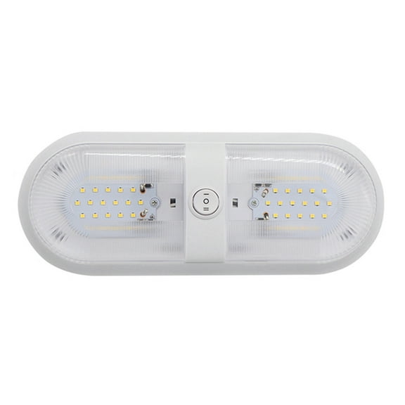 12V 24/48 LED Dome Light Ceiling Lamp With Switch Caravan Accessories For RV Marine Boat Yacht Camping Car Motorhome Trailer ,Easy Installation