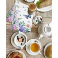 thumbnail image 4 of Spring Flowers Kitchen Dish Towels for Drying Dishes Set of 2, Watercolor Floral Butterflies Botanical Waffle Weave Microfiber Hand Tea Bathroom Towels Quick Dry & Absorbent Towel 15.7x23.6, 4 of 7