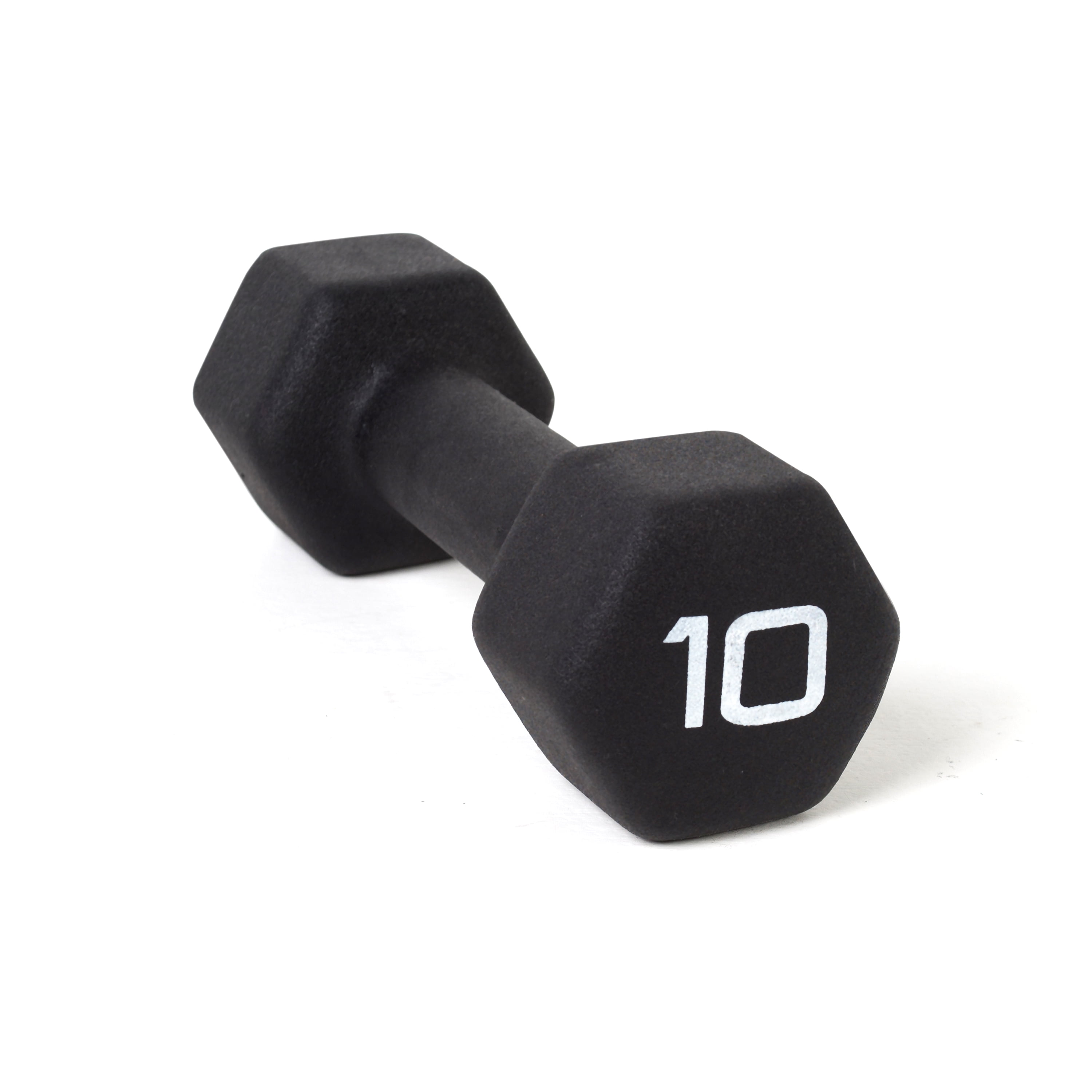 CAP Barbell Black Neoprene Dumbbell, Multiple Sizes, Single 10 lbs ...