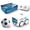 White, variant on RC Mini Bus, 2026 2.4GHz Remote Control Smart Sensor Car with Auto-Avoidance Line Tracking Desktop RC Vehicle with LED Expression Lights, Follow Gesture + Remote Driving