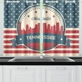 thumbnail image 4 of CADecor Vintage Tennessee State Nashville SkylineWindow Treatment Panel Curtains Window Curtain Kitchen Curtain,Two Piece 26x39 Inches, 4 of 4