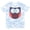 Tie Dye Blue, variant on Owl T-Shirt