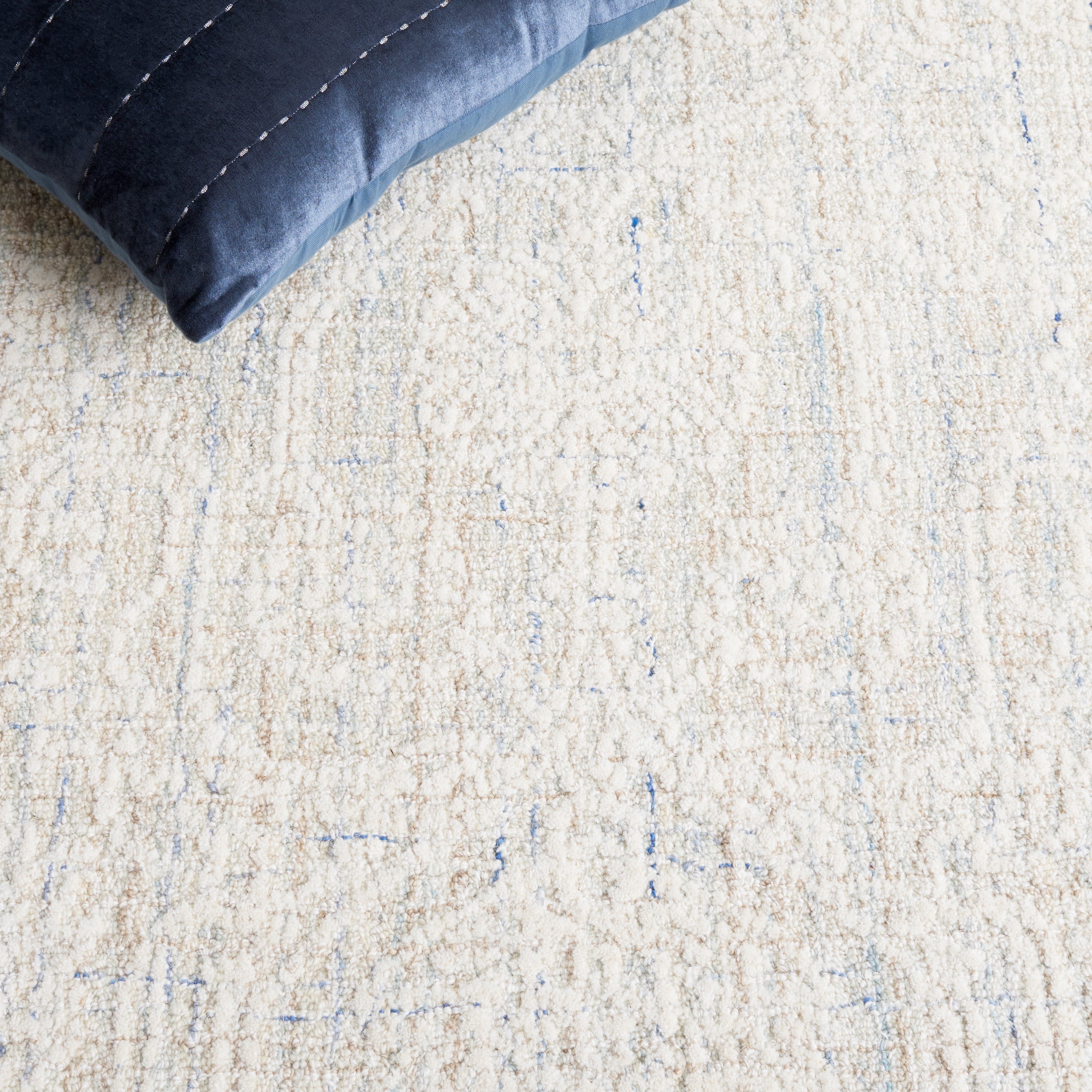 SAFAVIEH Ebony Abram Botanical Area Rug, Blue/Ivory, 6' x 9'