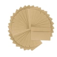 thumbnail image 4 of Sobres de papel Kraft no impresos de 50 piezas Sobres retro en blanco de color liso, 4 of 5