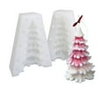 thumbnail image 1 of Candle Molds For Candle Making  3D Christmas Tree Shape Silicone Resin Epoxy Mould DIY Casting Aromatherapy Wax Candles, 1 of 5