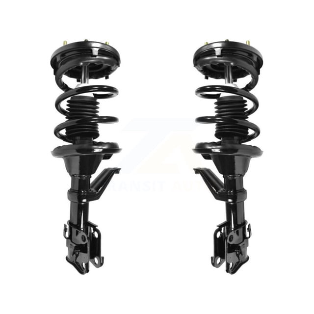 Transit Auto Front Complete Suspension Shocks Strut and Coil Spring Mount Assemblies Kit for Car 2002-2006 Honda CR-V Excludes England Made Production with VIN 'SHSRD' - Left Right Side K78A-100158