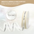 thumbnail image 3 of Uxcell Satin Ribbon, Best Wishes for You Valentine Ribbon for Gift Wrapping Fabric Ribbon for Craft DIY Wedding Birthday Valentine's Day Bouquet Accessories Beige, 3 of 7