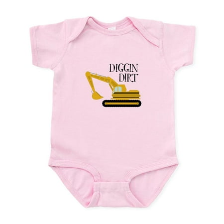

CafePress - Diggin Dirt Body Suit - Baby Light Bodysuit Size Newborn - 24 Months