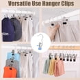 thumbnail image 3 of Bohorizon 30 Pack Hanger Clips, Boot Hangers for Closet, Multi Function Clip Hooks (Blue), 3 of 4
