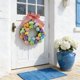 thumbnail image 4 of Uuiauoio Easter Wreath for Front Door Easter Eggs Sign Kitchen Cabinet wreaths Spring Flower Decorations with Ribbon Bow for Window Home Table Centerpiece Farmhouse Decor, 4 of 6