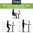 thumbnail image 6 of Pemberly Row 72W x 30D Height Adjustable Standing Desk - Engineered Wood, 6 of 12