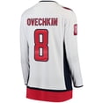 thumbnail image 3 of Women's Fanatics Alexander Ovechkin White Washington Capitals Away Breakaway Jersey, 3 of 3