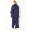 thumbnail image 2 of Catherines Women's Plus Size Lavish Lace 3-Piece Pant Suit, 2 of 6