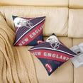 thumbnail image 2 of Set of 2 Football Throw Pillow Covers 20x20 Inch, Boy Football Fans Pillow Covers, Sports Themed Blue Red Cushion Covers, Ball Game Reversible Decorative Square Pillow Cases, 2 of 5