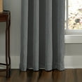 thumbnail image 3 of Curtainworks Lenox Grommet Standard Indoor Curtain Single Panel, 50"x 132", Gray, Adult, 3 of 7
